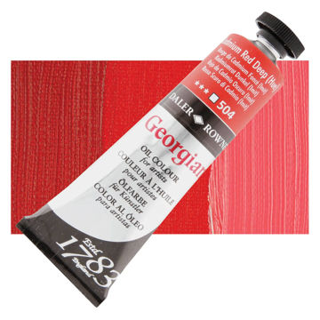 رنگ روغن جورجین دالررونی 38 میل تکی کد Cadmium Red Deep Hue G - 504