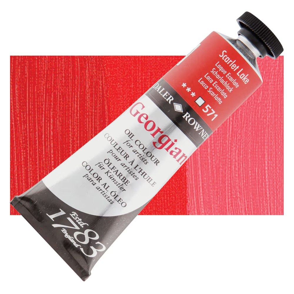 رنگ روغن جورجین دالررونی 38 میل تکی کد Scarlet Lake G - 571