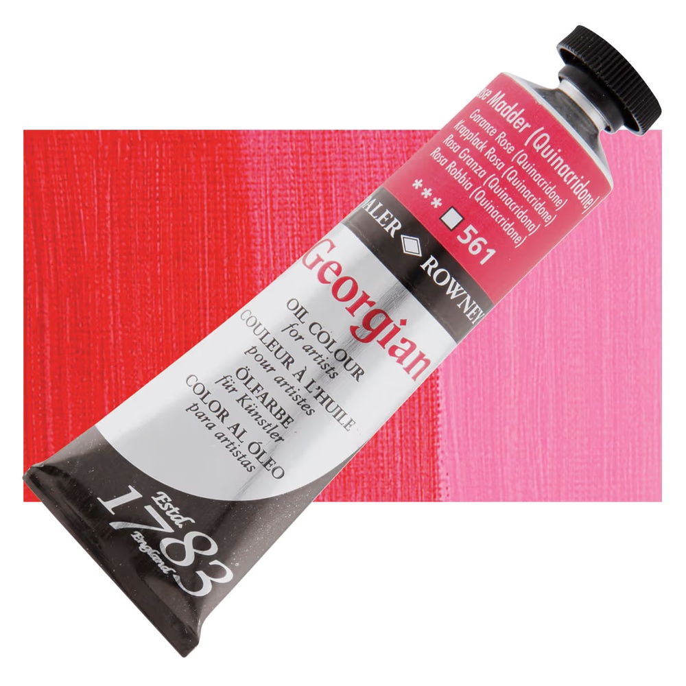 رنگ روغن جورجین دالررونی 38 میل تکی کد Rose Madder G - 561