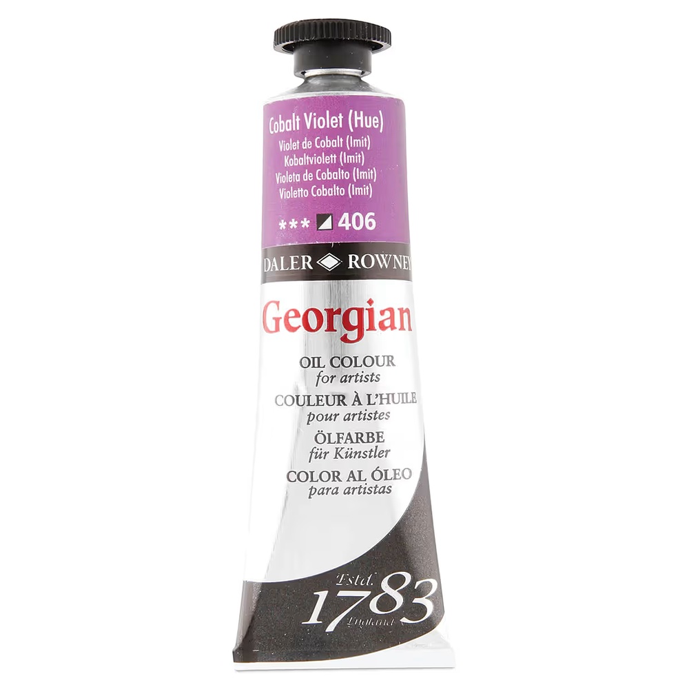 رنگ روغن جورجین دالررونی 38 میل تکی کد Cobalt Violet Hue G - 406