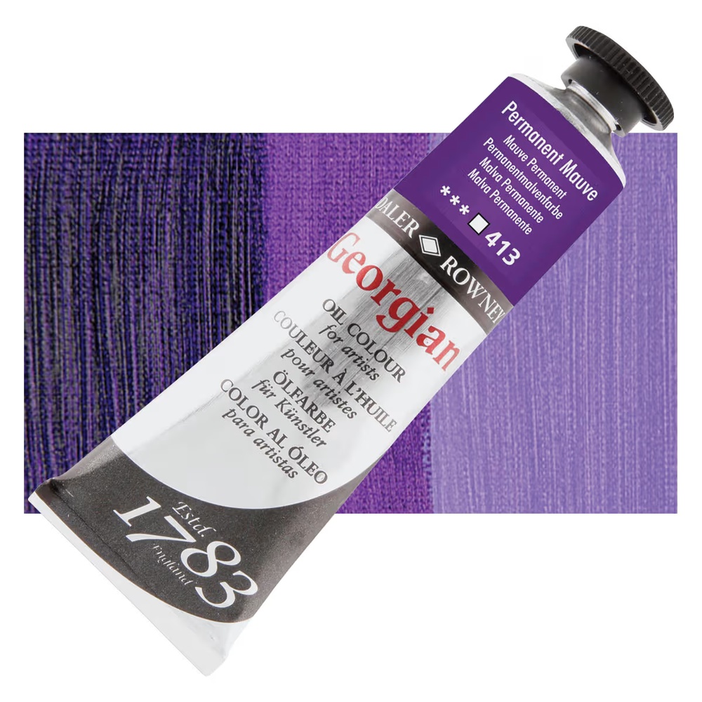 رنگ روغن جورجین دالررونی 38 میل تکی کد Permanent Mauve G - 413