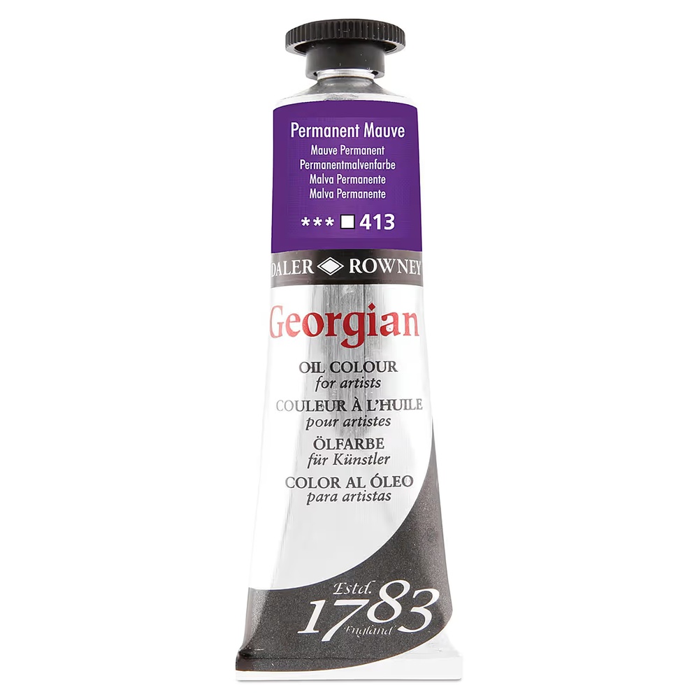 رنگ روغن جورجین دالررونی 38 میل تکی کد Permanent Mauve G - 413