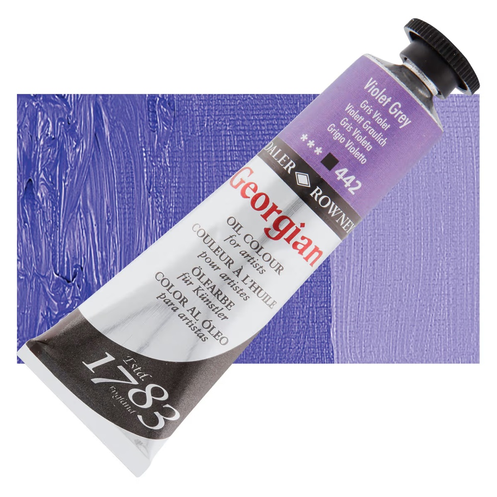 رنگ روغن جورجین دالررونی 38 میل تکی کد Violet Grey G - 442