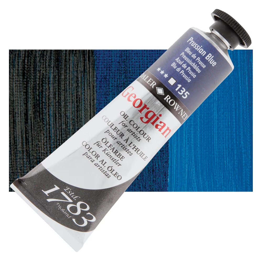 رنگ روغن جورجین دالررونی 38 میل تکی کد Prussian Blue G - 135