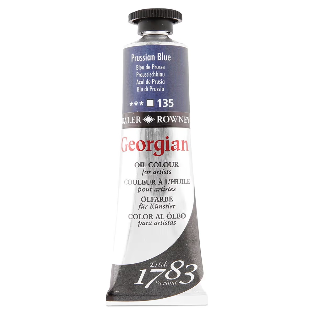 رنگ روغن جورجین دالررونی 38 میل تکی کد Prussian Blue G - 135