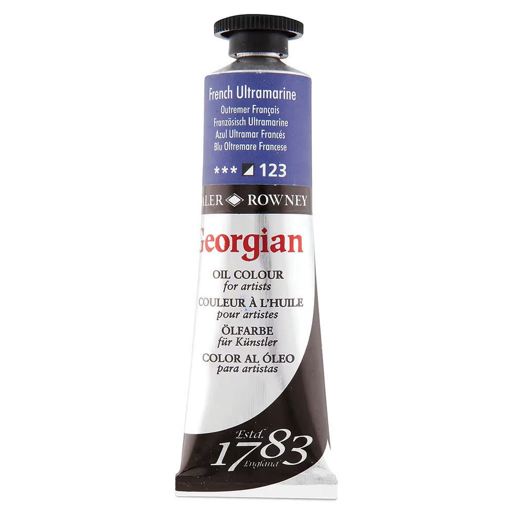 رنگ روغن جورجین دالررونی 38 میل تکی کد French Ultramarine G - 123
