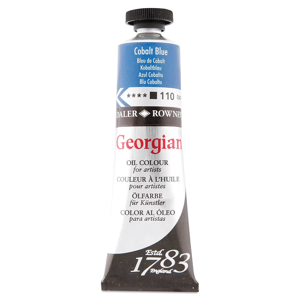 رنگ روغن جورجین دالررونی 38 میل تکی کد Cobalt Blue G - 110