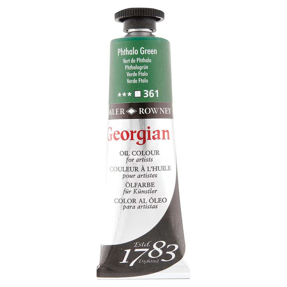 رنگ روغن جورجین دالررونی 38 میل تکی کد Phthalo Green G - 361
