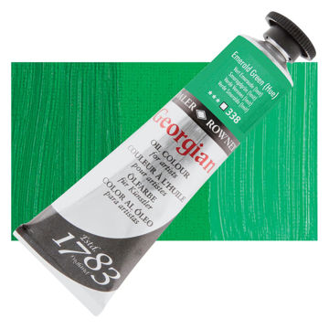 رنگ روغن جورجین دالررونی 38 میل تکی کد Emerald Green Hue G - 338