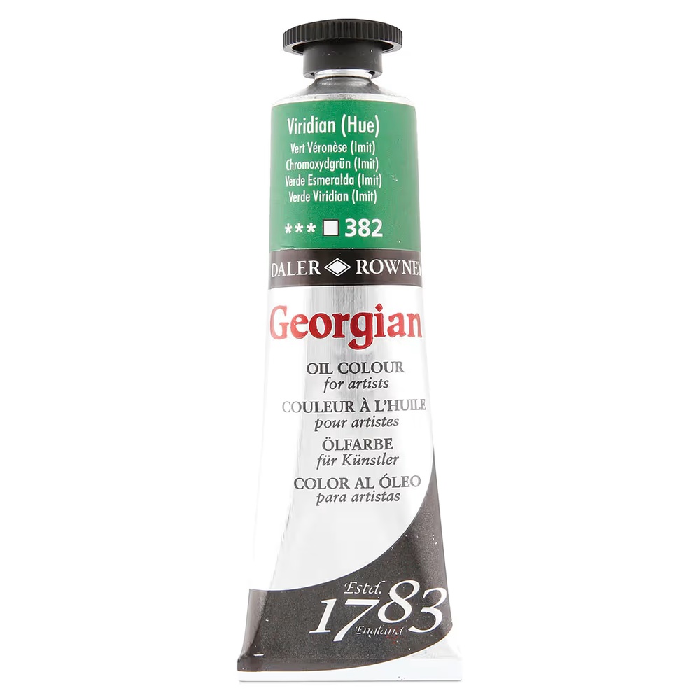 رنگ روغن جورجین دالررونی 38 میل تکی کد Viridian Hue G - 382