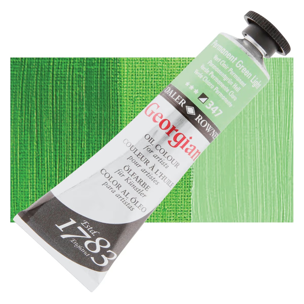رنگ روغن جورجین دالررونی 38 میل تکی کد Permanent Green Light G - 347