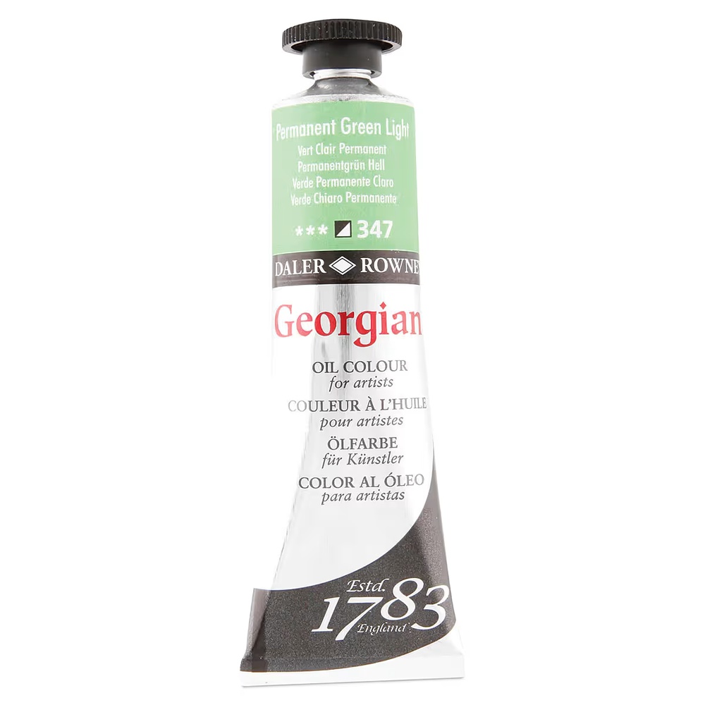 رنگ روغن جورجین دالررونی 38 میل تکی کد Permanent Green Light G - 347