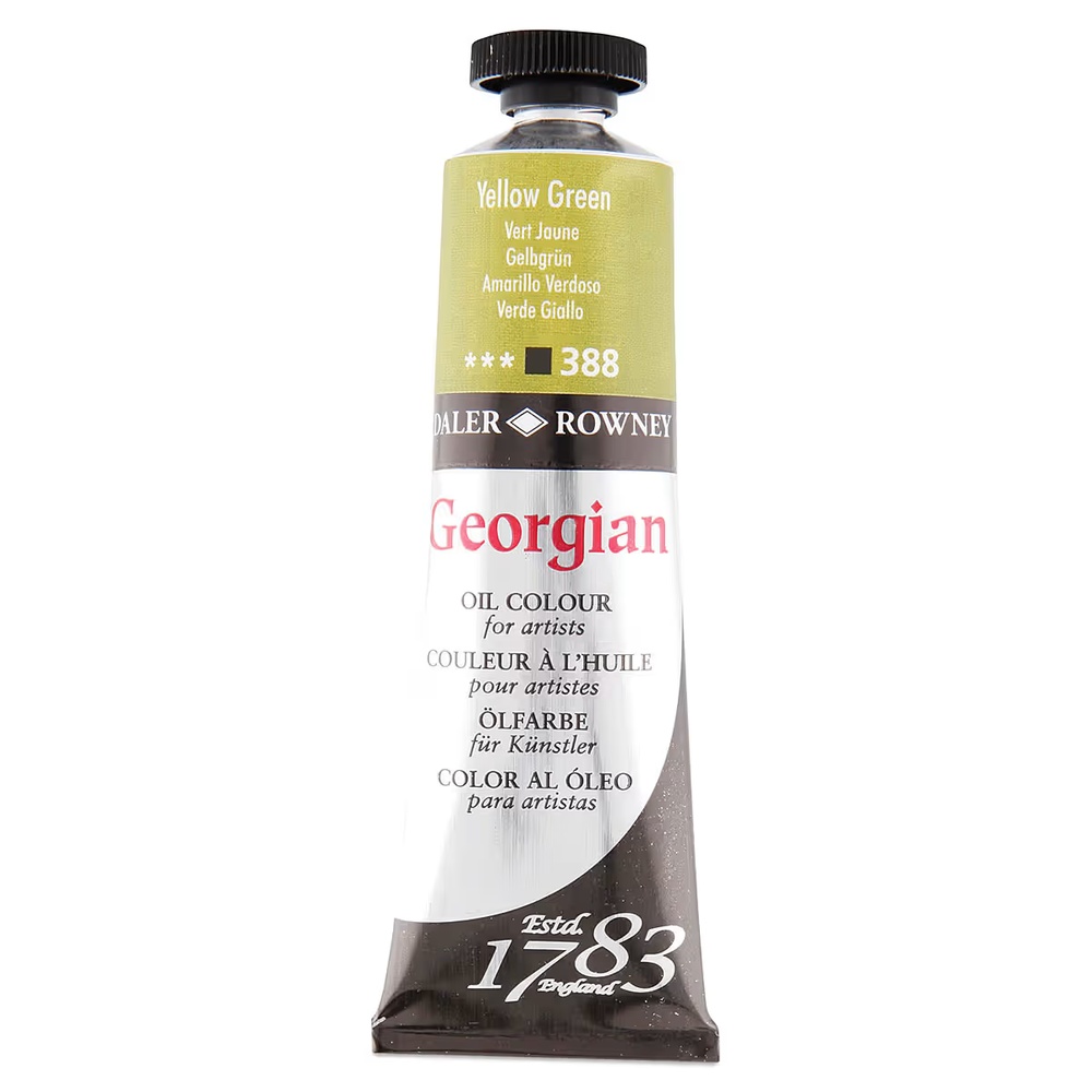 رنگ روغن جورجین دالررونی 38 میل تکی کد Yellow Green G - 388