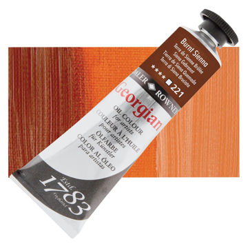 رنگ روغن جورجین دالررونی 38 میل تکی کد Burnt Sienna G - 221