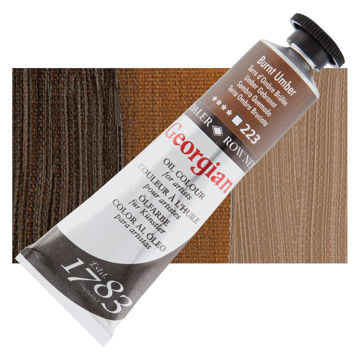 رنگ روغن جورجین دالررونی 38 میل تکی کد Burnt Umber G - 223