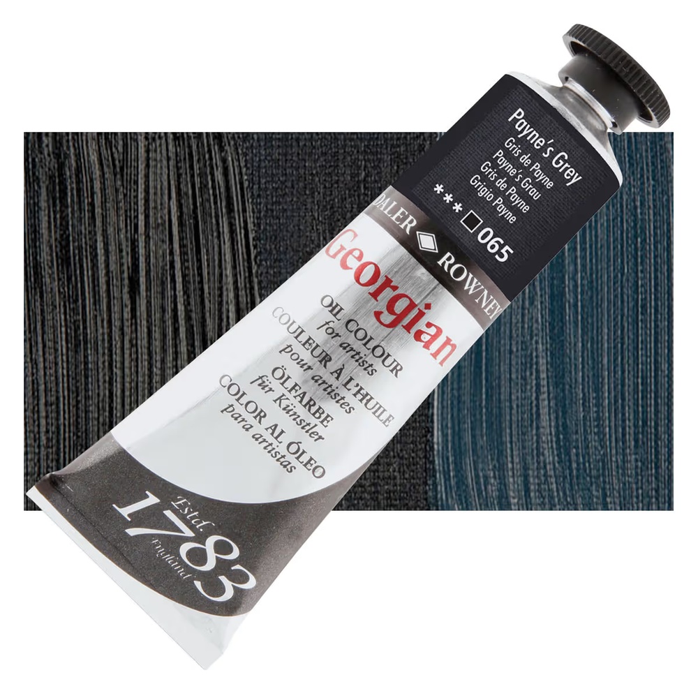 رنگ روغن جورجین دالررونی 38 میل تکی کد Payene's Grey G - 065