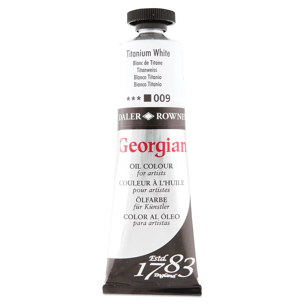 رنگ روغن جورجین دالررونی 38 میل تکی کد Titanium White G - 009