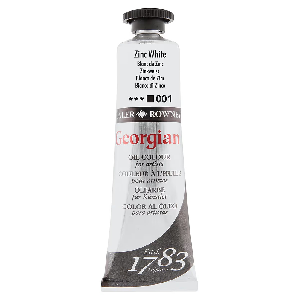 رنگ روغن جورجین دالررونی 38 میل تکی کد Zinc White G - 001