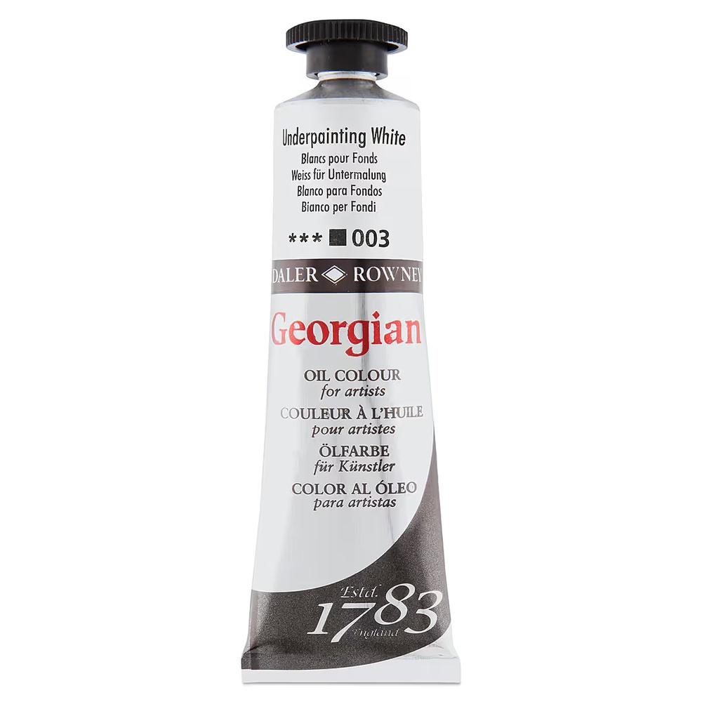 رنگ روغن جورجین دالررونی 38 میل تکی کد Underpainting White G - 003