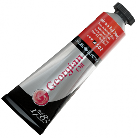 رنگ روغن جورجین دالررونی 38 میل تکی کد Cadmium Red Hue G - 502