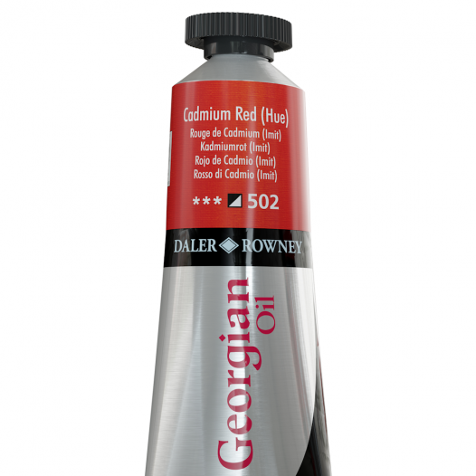 رنگ روغن جورجین دالررونی 38 میل تکی کد Cadmium Red Hue G - 502