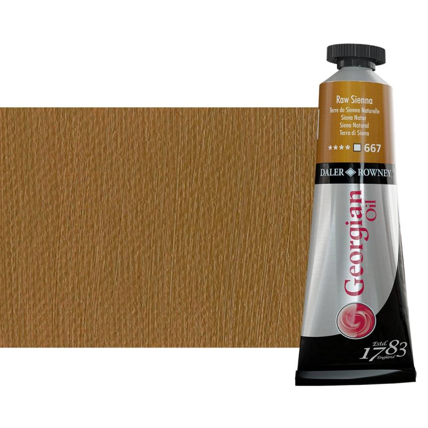 رنگ روغن جورجین دالررونی 38 میل تکی کد Raw Sienna G - 667