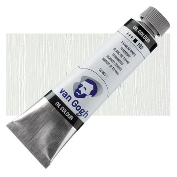 رنگ روغن ونگوگ 40 میل تکی کد Titanium White - 105