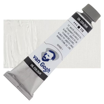 رنگ روغن ونگوگ 40 میل تکی کد Titanium White - 118