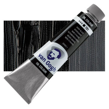 رنگ روغن ونگوگ 40 میل تکی کد Ivory Black - 701