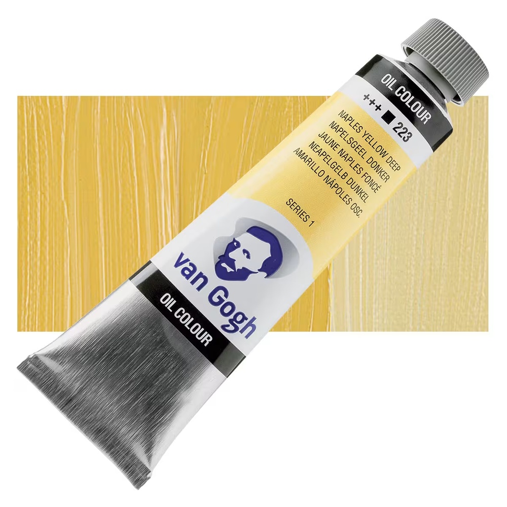 رنگ روغن ونگوگ 40 میل تکی کد Naples Yellow Deep - 223