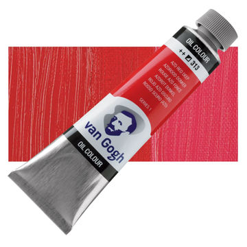 رنگ روغن ونگوگ 40 میل تکی کد Azo Red Deep - 313