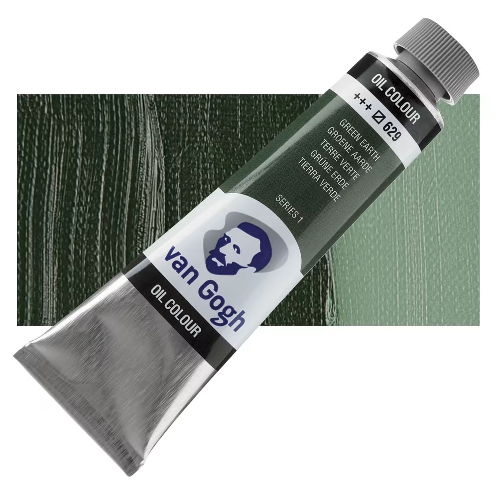 رنگ روغن ونگوگ 40 میل تکی کد Terre Verde - 629