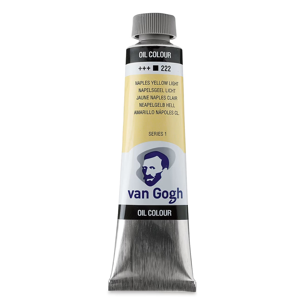 رنگ روغن ونگوگ 40 میل تکی کد Naples Yellow Light - ز