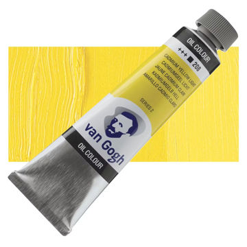 رنگ روغن ونگوگ 40 میل تکی کد Cadmium Yellow Light - 208