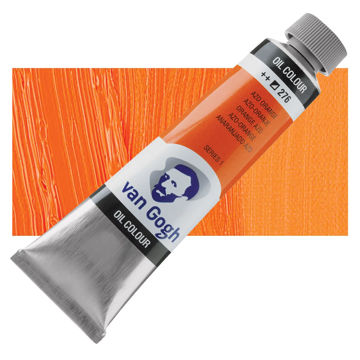 رنگ روغن ونگوگ 40 میل تکی کد Azo Orange - 276
