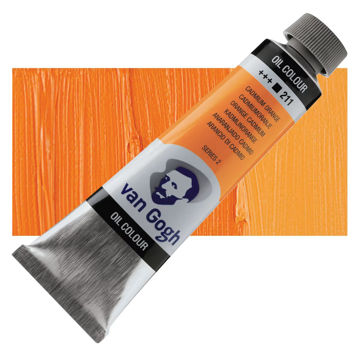 رنگ روغن ونگوگ 40 میل تکی کد Cadmium Orange - 211