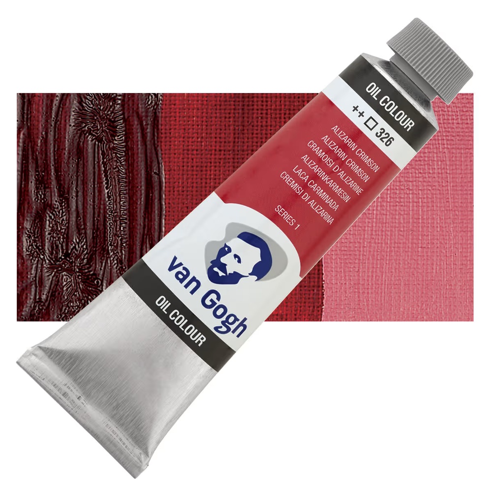 رنگ روغن ونگوگ 40 میل تکی کد Alizarin Crimson - 326