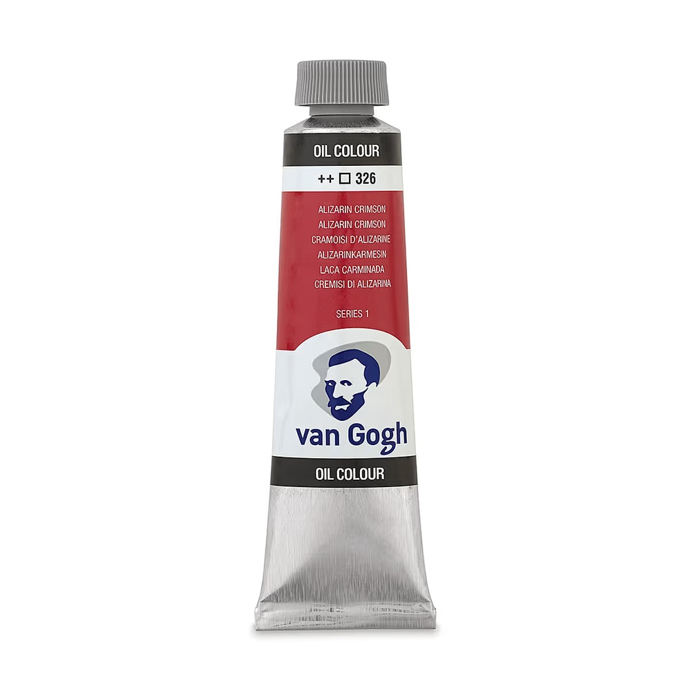 رنگ روغن ونگوگ 40 میل تکی کد Alizarin Crimson - 326