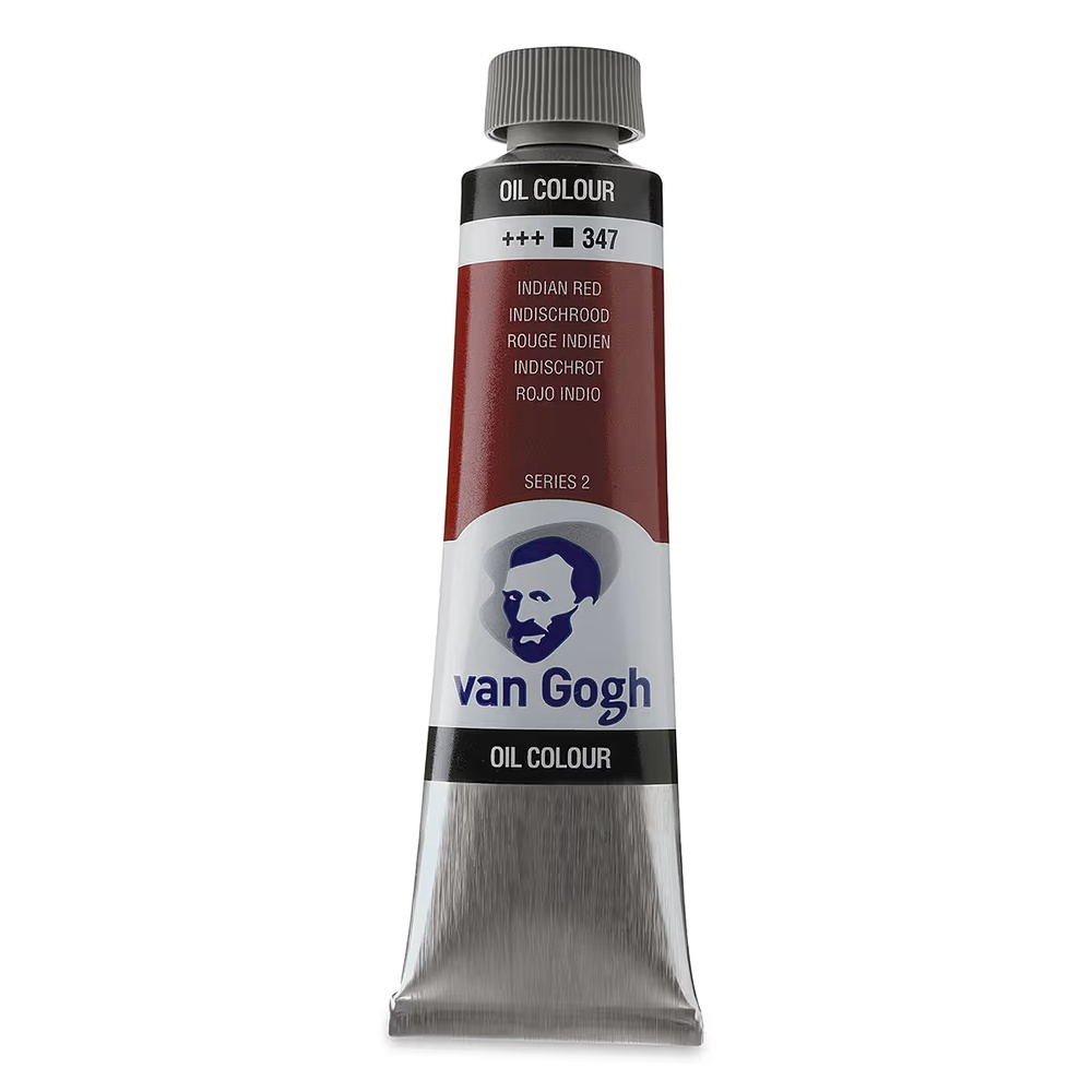 رنگ روغن ونگوگ 40 میل تکی کد Indian Red - 347