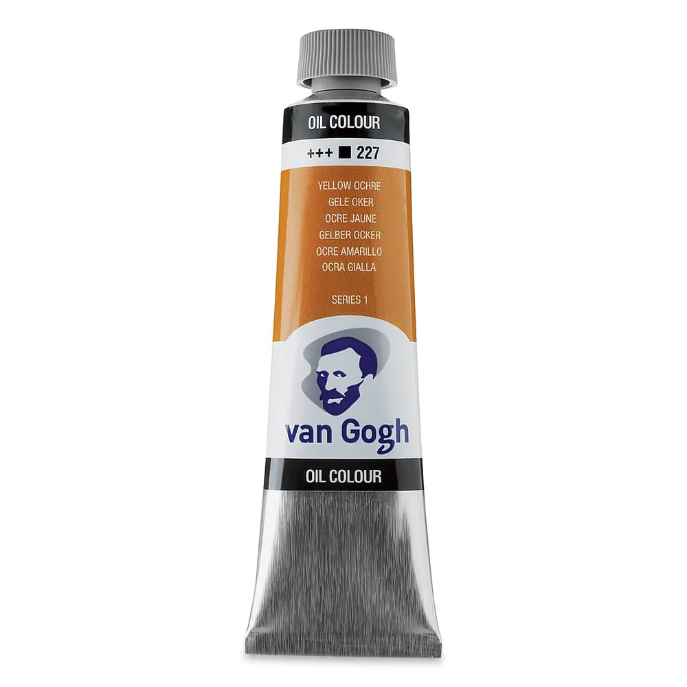 رنگ روغن ونگوگ 40 میل تکی کد Yellow Ochre - 227
