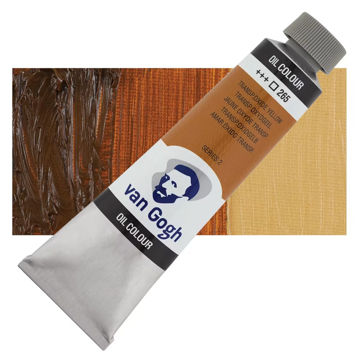 رنگ روغن ونگوگ 40 میل تکی کد Transparent Oxide Yellow - 265