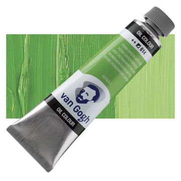 رنگ روغن ونگوگ 40 میل تکی کد Permanent Green Medium - 614