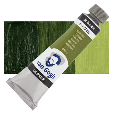 رنگ روغن ونگوگ 40 میل تکی کد Permanent Olive Green - 620