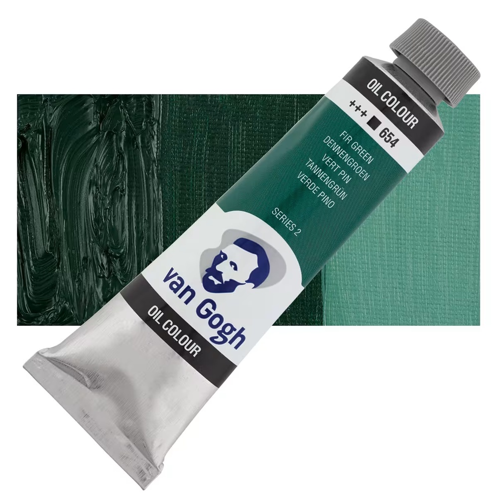 رنگ روغن ونگوگ 40 میل تکی کد Fir Green - 654