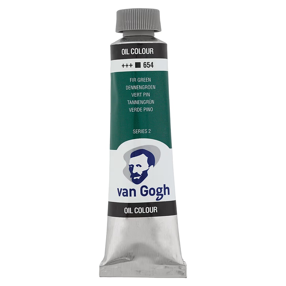 رنگ روغن ونگوگ 40 میل تکی کد Fir Green - 654