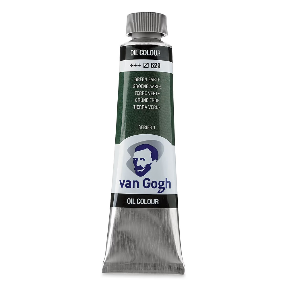 رنگ روغن ونگوگ 40 میل تکی کد Terre Verde - 629