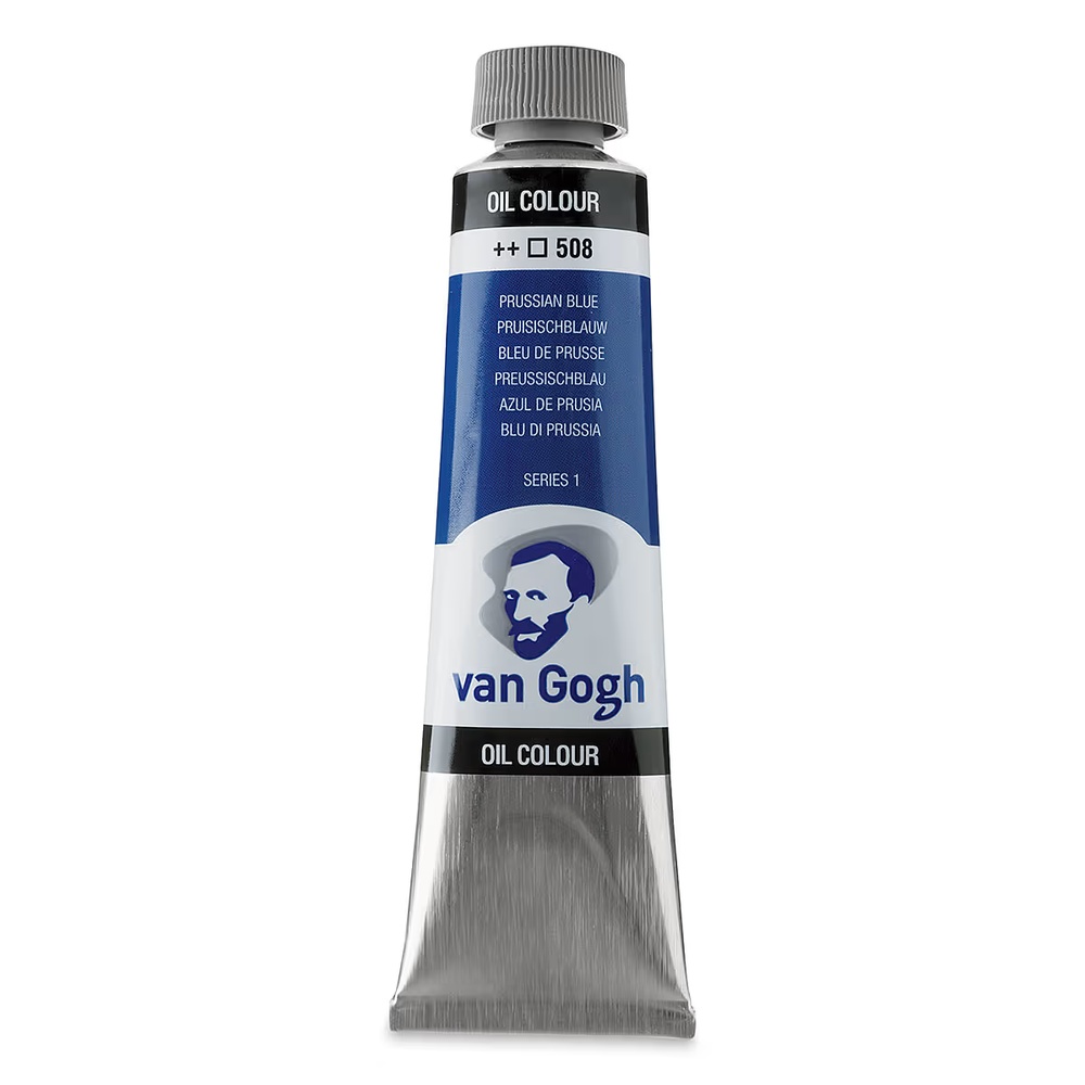 رنگ روغن ونگوگ 40 میل تکی کد Prussian Blue - 508