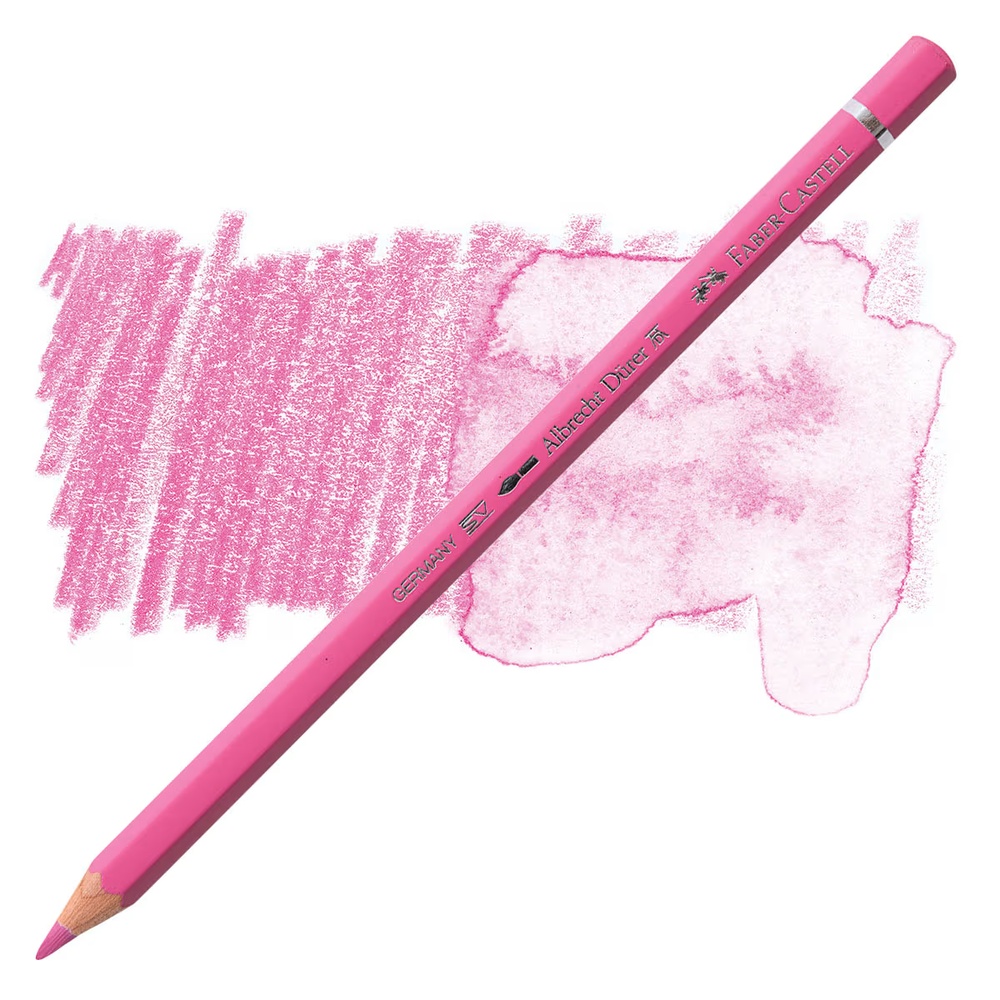 مداد رنگی آبرنگی فابرکاستل تکی کد Pink Madder Lake - 129