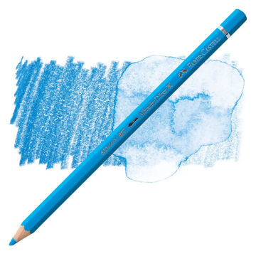 مداد رنگی آبرنگی فابرکاستل تکی کد Light Phthalo Blue - 145