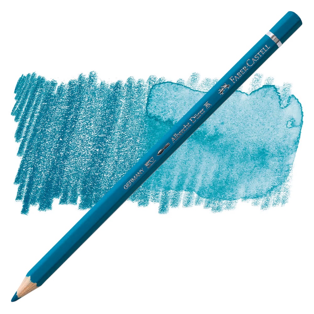 مداد رنگی آبرنگی فابرکاستل تکی کد Cobalt Turquoise - 153